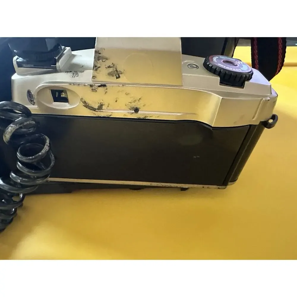 Canon Camera 3B 35mm Fixed Focus Film Camera Motor Drive With Case And Grip